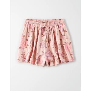 AE Studio Floral Swing Short L flowy coquette cottagecore drawstring waist